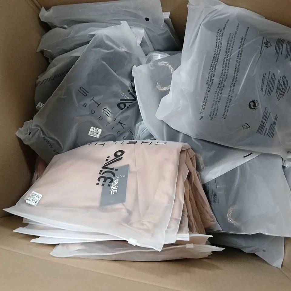 APPROXIMATELY 30 BAGGED SHEIKA BOUTIQUE CLOTHING ITEMS IN VARIOUS STYLES AND SIZES