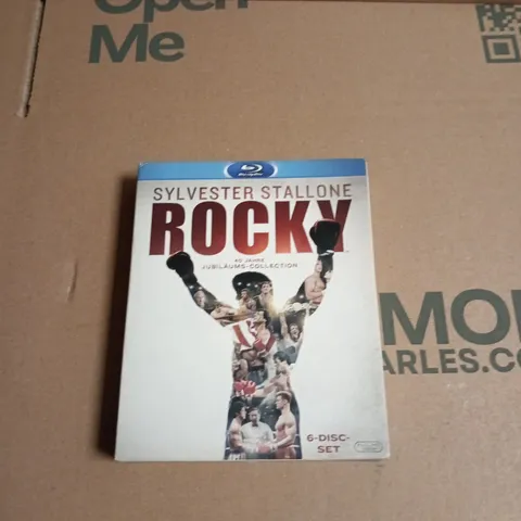 ROCKY BLU-RAY 6-DISC SET – SYLVESTER STALLONE - 40 YEARS COLLECTION - GERMAN EDITION 