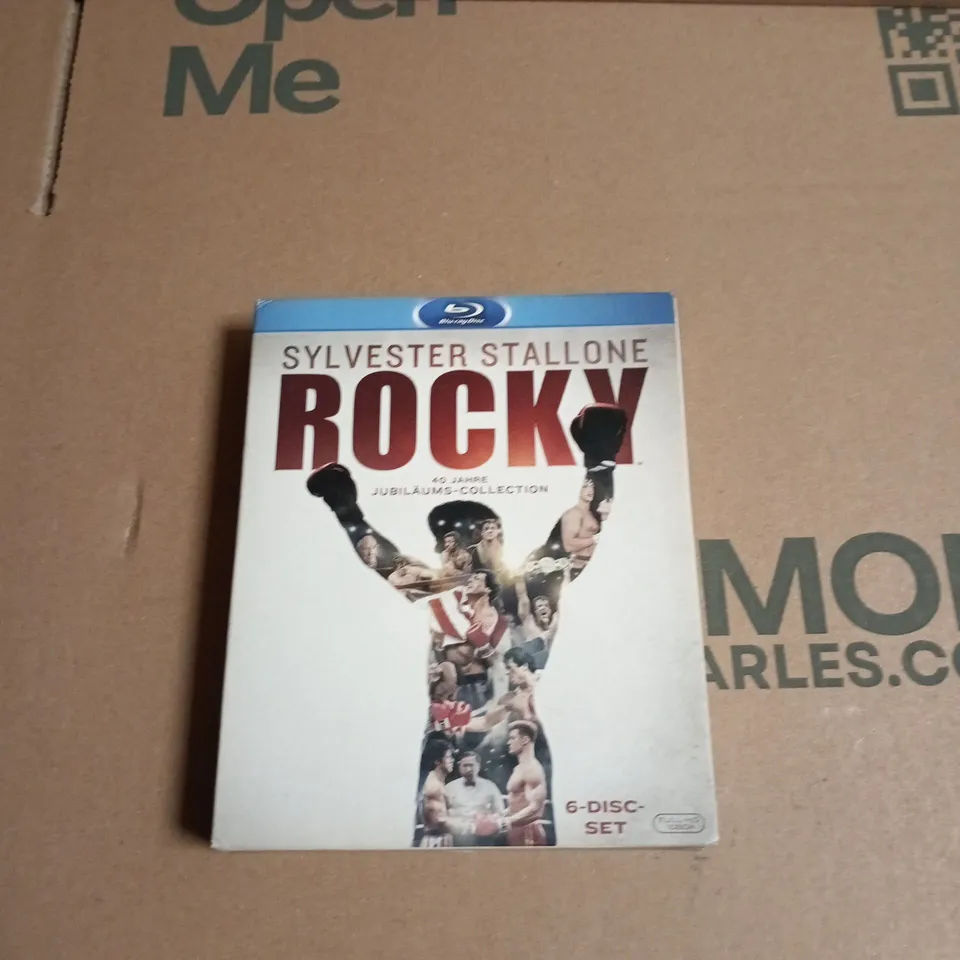 ROCKY BLU-RAY 6-DISC SET – SYLVESTER STALLONE - 40 YEARS COLLECTION - GERMAN EDITION 