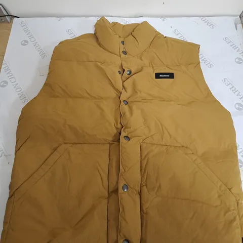 FINISTERRE SANDY TAN PADDED GILET - MEDIUM