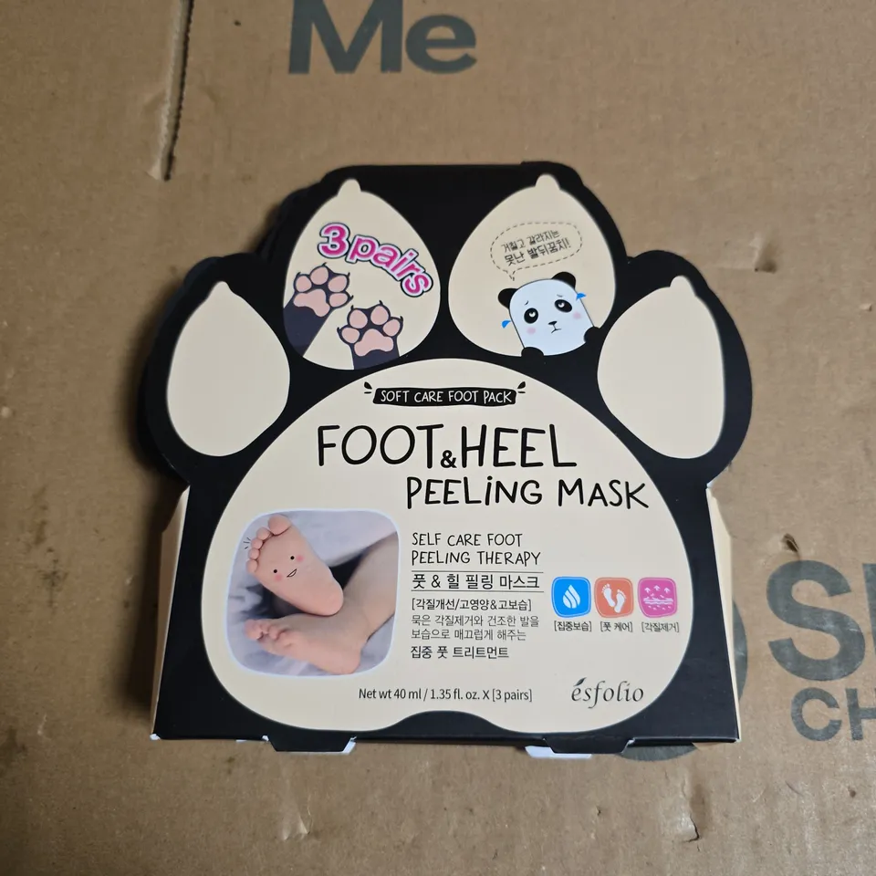 ESFOLIO FOOT & HEEL PEELING MASK – 3 PAIRS