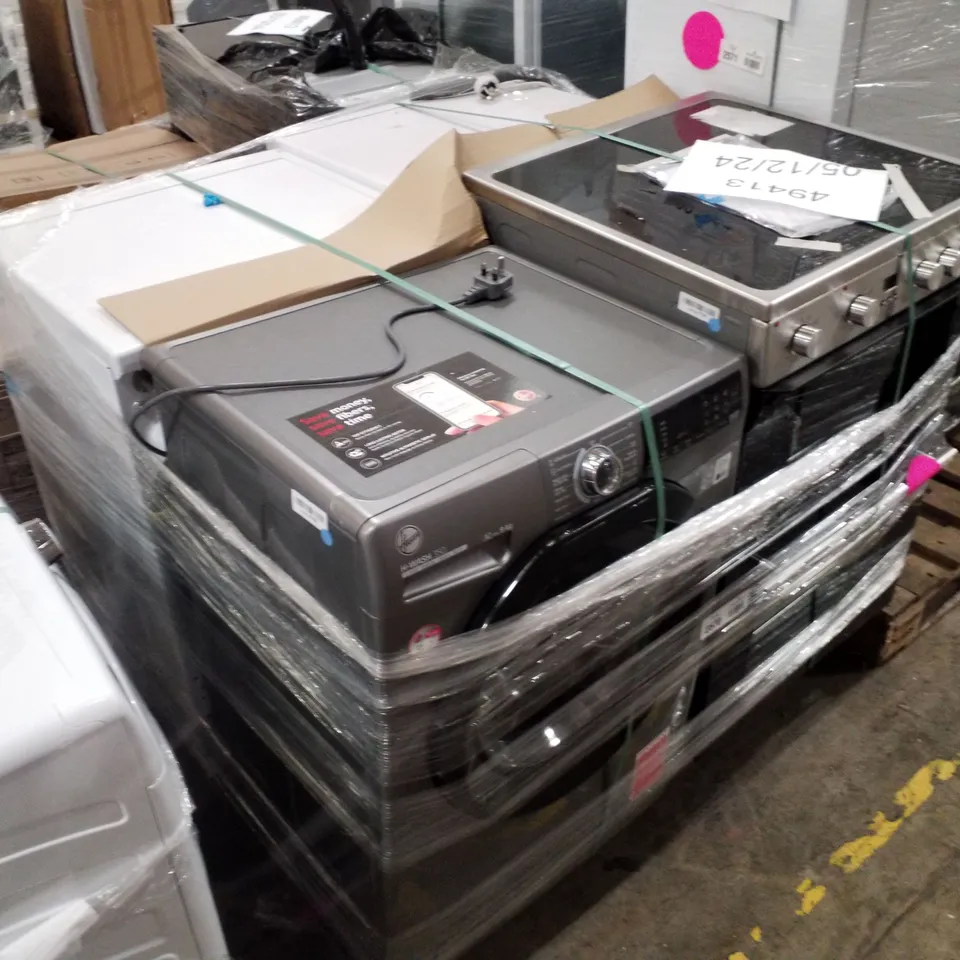 PALLET OF APPROXIMATELY 4 UNPROCESSED RAW RETURN WHITE GOODS TO INCLUDE;