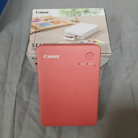 CANON SELPHY QX20 COMPACT PHOTO PRINTER – PINK (BOXED)