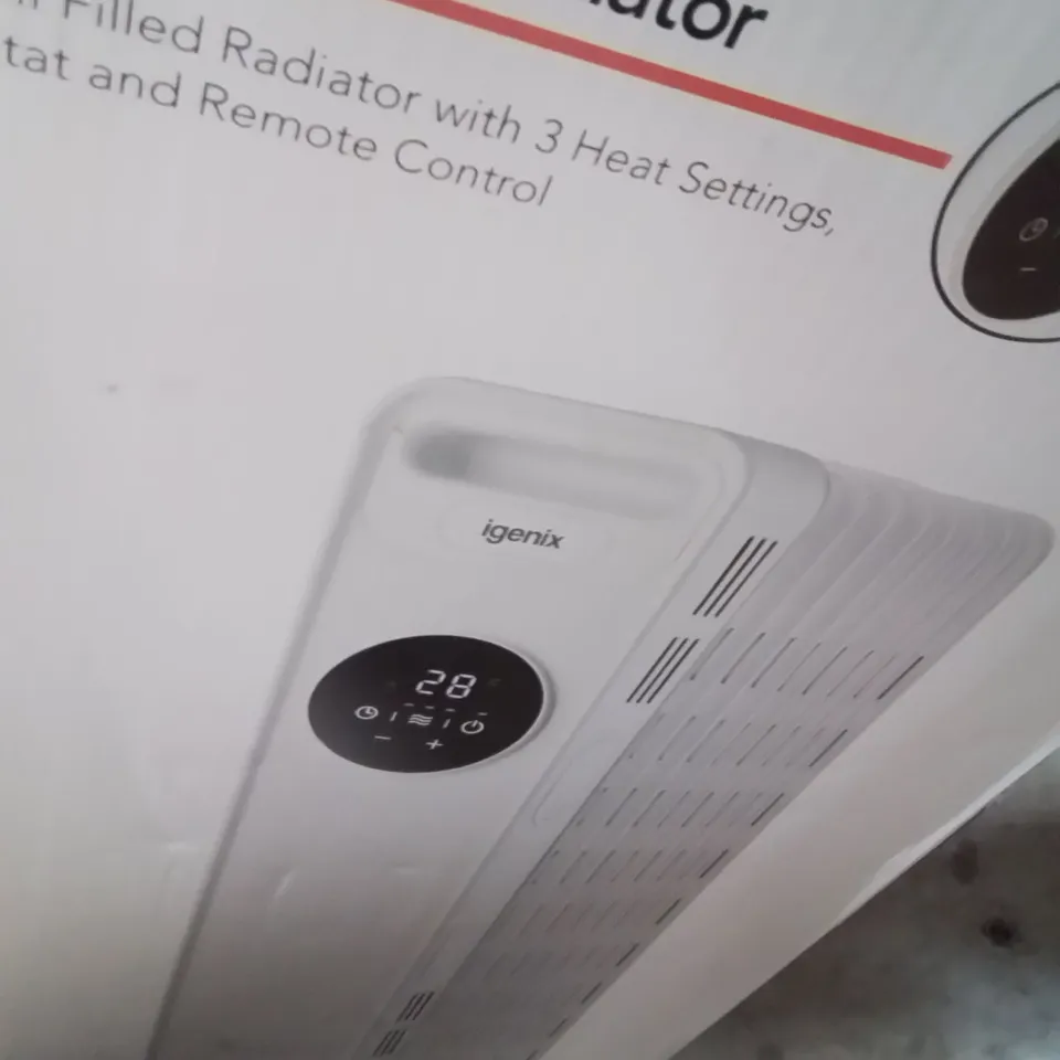 BOXED IGENIX 2KW OIL FILLED RADIATOR