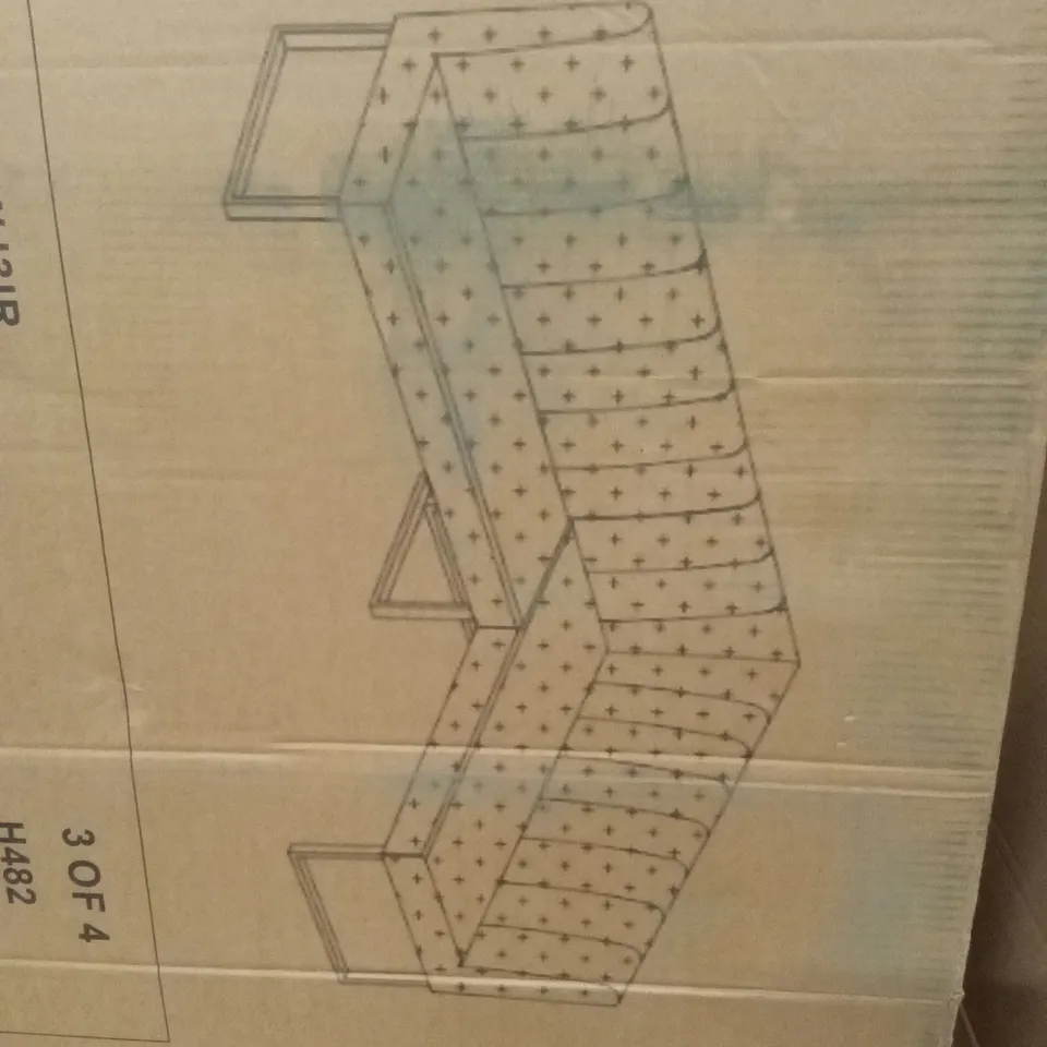 BOXED VALETTA CORNER DINING BENCH (1 BOX)