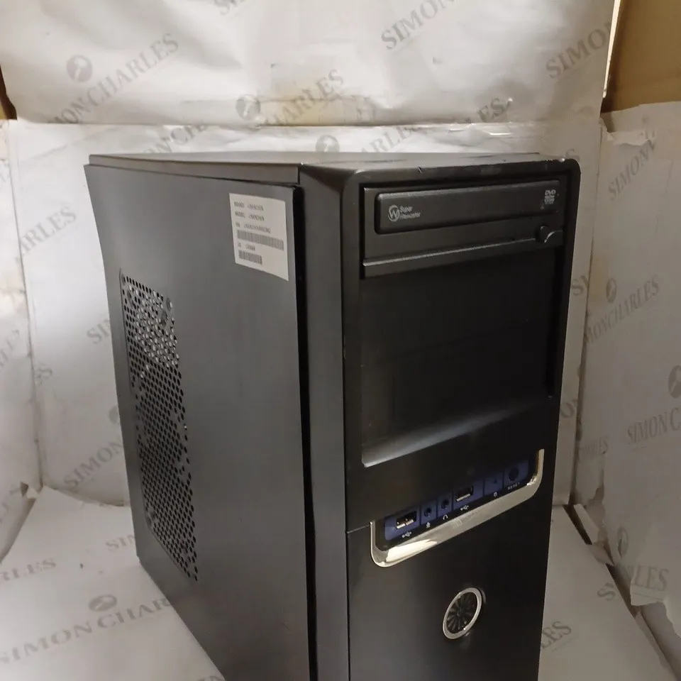 UNBRANDED DESKTOP PC IN BLACK - MODEL UNSPECIFIED	
