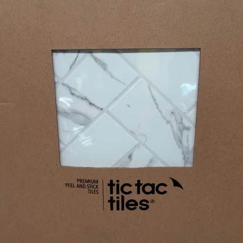 FOUR PACKS OF BRAND NEW TIC TAC TILES PREMIUM PEEL AND STICK TILES