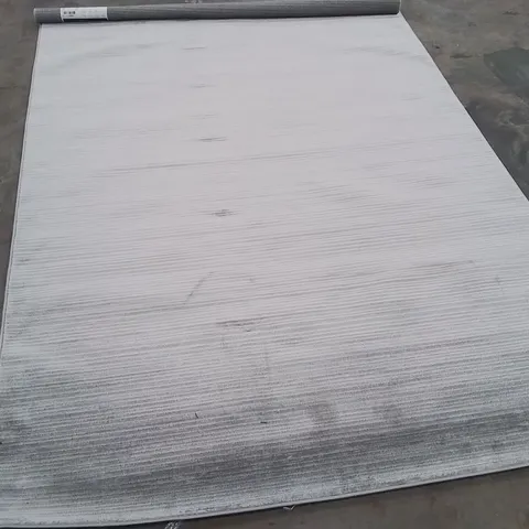 QUALITY DESIGNER SILVER SUPER SOFT 155 X 230CM AREA RUG