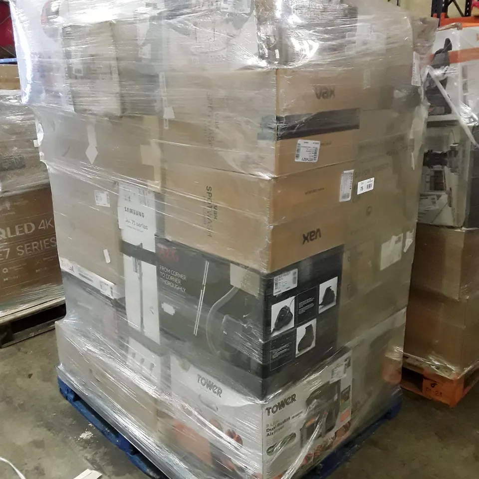 PALLET OF APPROXIMATELY 40 UNPROCESSED RAW RETURN HOUSEHOLD AND ELECTRICAL GOODS TO INCLUDE;