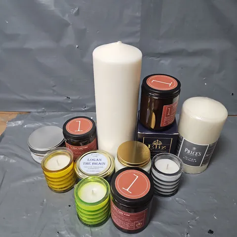 LARGE QUANTIY OF ASSORTED CANDLES - COLLETION ONLY 