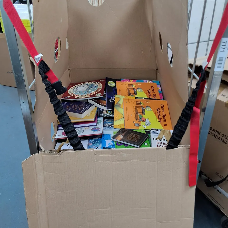 LARGE QUANTITY OF ASSORTED BOOKS TO INCLUDE ONCE UPON A WORKDAY, ANGLO SAXON BOY AND THE REAL DIANA