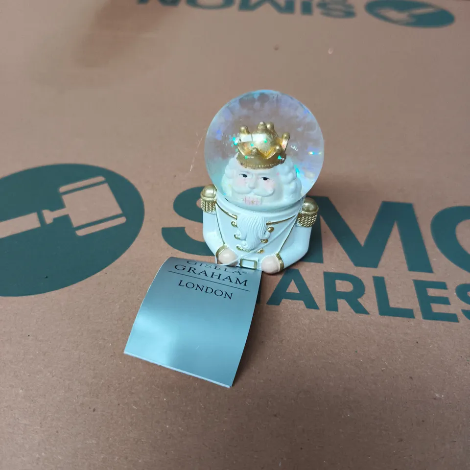 APPROXIMATELY 12 GISELA GRAHAM NUTCRACKER SNOW GLOBE ORNAMENTS