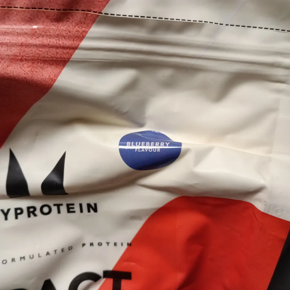 MYPROTEIN IMPACT WHEY PROTEIN – BLUEBERRY FLAVOUR, 1KG RESEALABLE POUCH