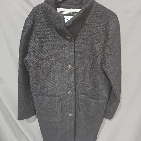 SAINT TROPEZ FERDDYSZ WOOL COAT IN BLACK - XS