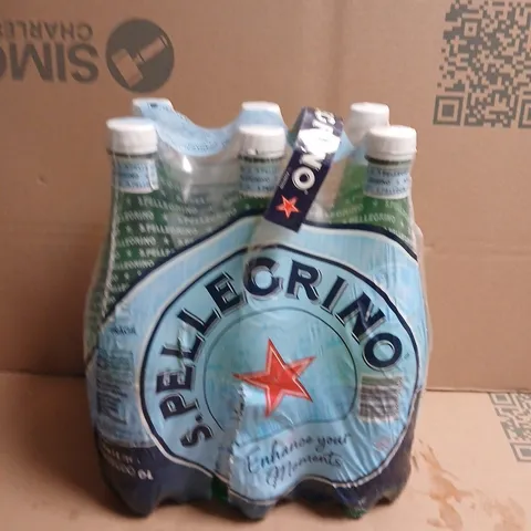 PACK OF 6 S.PELLEGRINO BOTTLED WATER