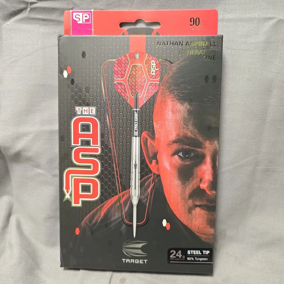 BOXED TARGET DARTS THE ASP NATHAN ASPINALL GENERATION ONE DART SET (24G)