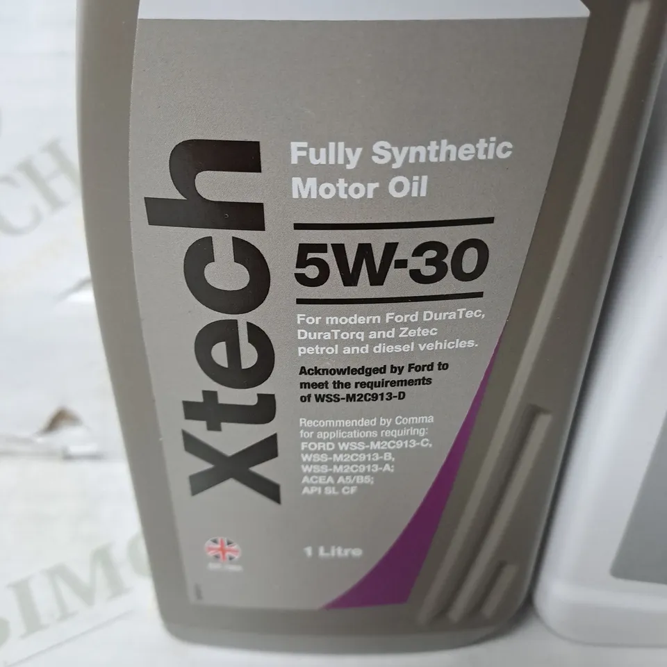 CAR OIL AND COOLANT - COMMA XTECH 5W-30 / BMW LIFETIME COOLANT 18 