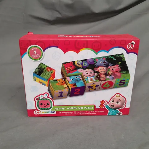 COCOMELON MY FIRST WOODEN CUBE PUZZLE 
