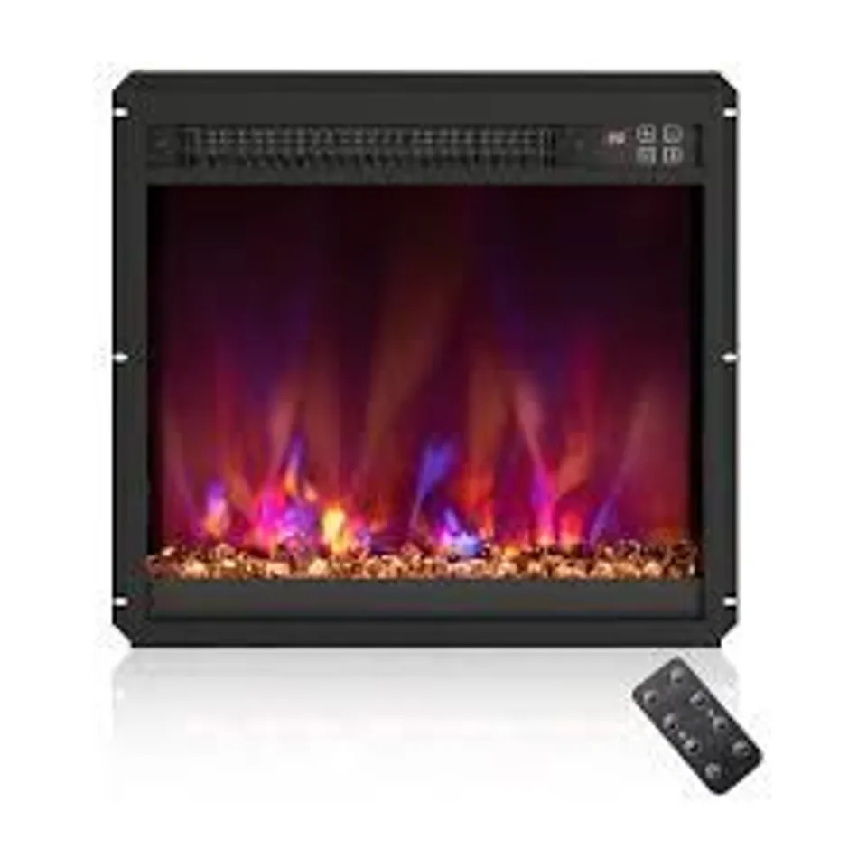 BOXED COSTWAY BLACK 18 INCH ELECTRIC FIREPLACE INSERT