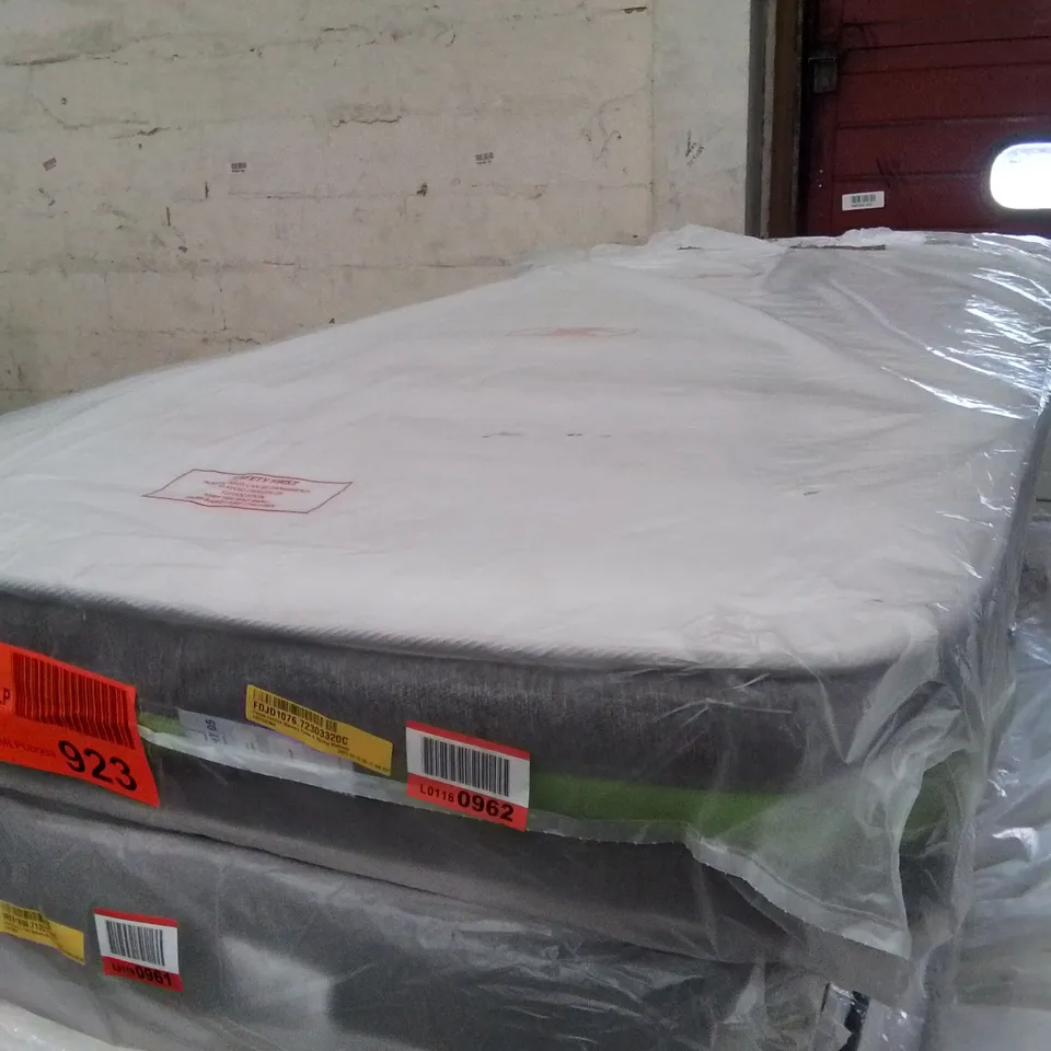 QUALITY BAGGED FUSION COMFORT MEMORY FOAM AND SPRING HYBRID SINGLE MATTRESS 