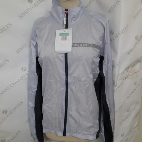 CASTELLI MEN'S SQUADRA CYCLING JACKET IN LIGHT BLUE SIZE XL
