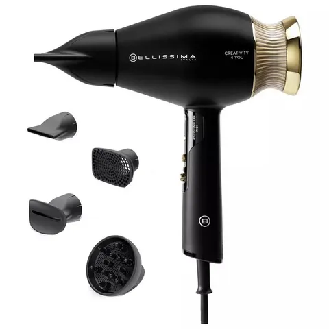 BOXED BELLISSIMA ITALIA CREATIVITY 4 YOU HAIR DRYER WITH DIFFUSER