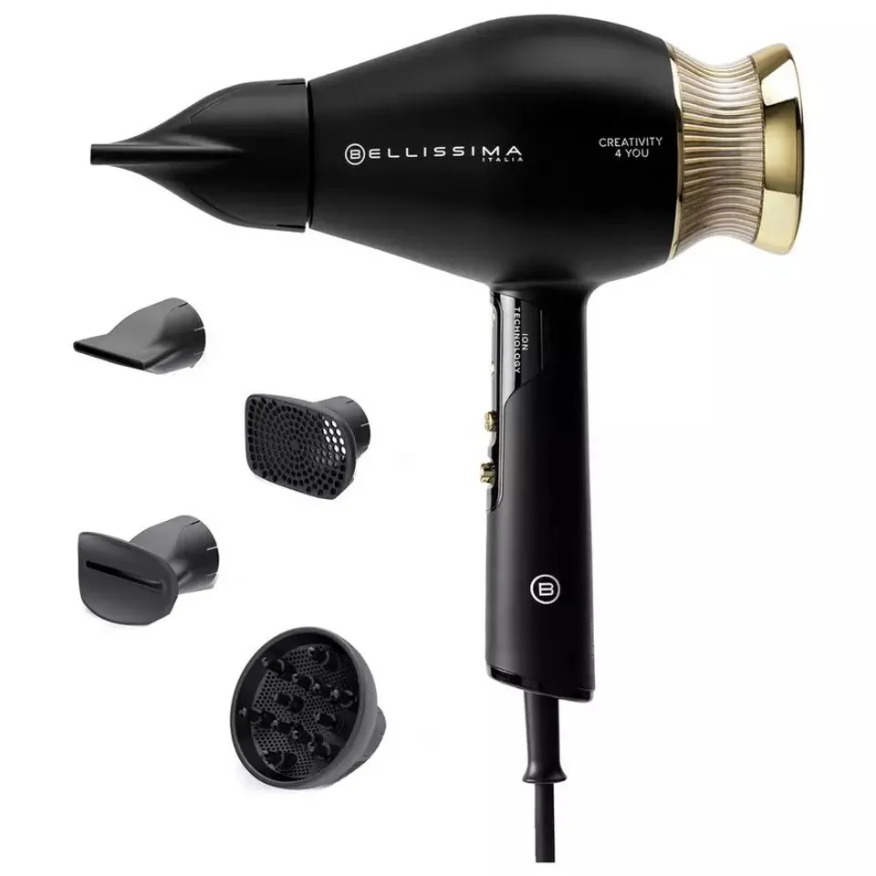 BOXED BELLISSIMA ITALIA CREATIVITY 4 YOU HAIR DRYER WITH DIFFUSER