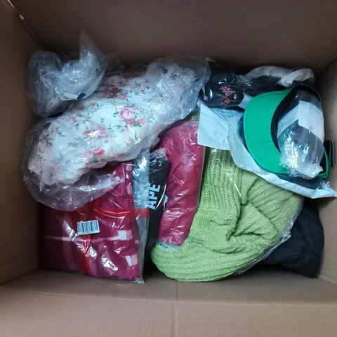 APPROXIMATELY 20 ASSORTED CLOTHING AND FASHION PRODUCTS IN VARIOUS STYLES AND SIZES - COLLECTION ONLY