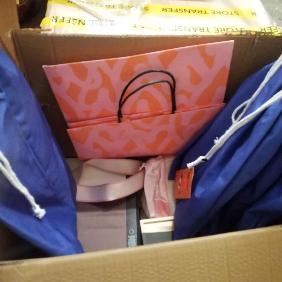 PALLET CONTAINING ASSORTED BRAND NEW PRODUCTS INCLUDING SUNGLASSES CASES, HEART SHAPED PAPER FILES, DRINKING MAZE GAME, PAPER GIFT BAGS & BEACH PADDLES