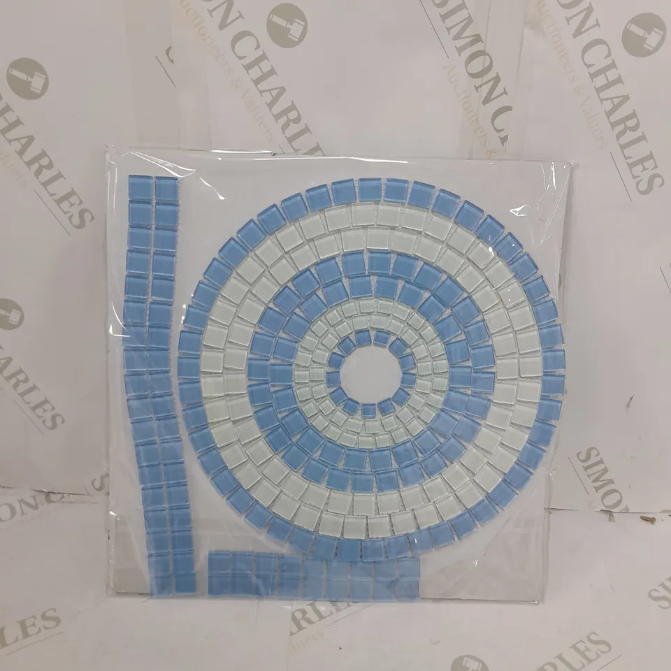 BLUE AND WHITE MOSIAC 