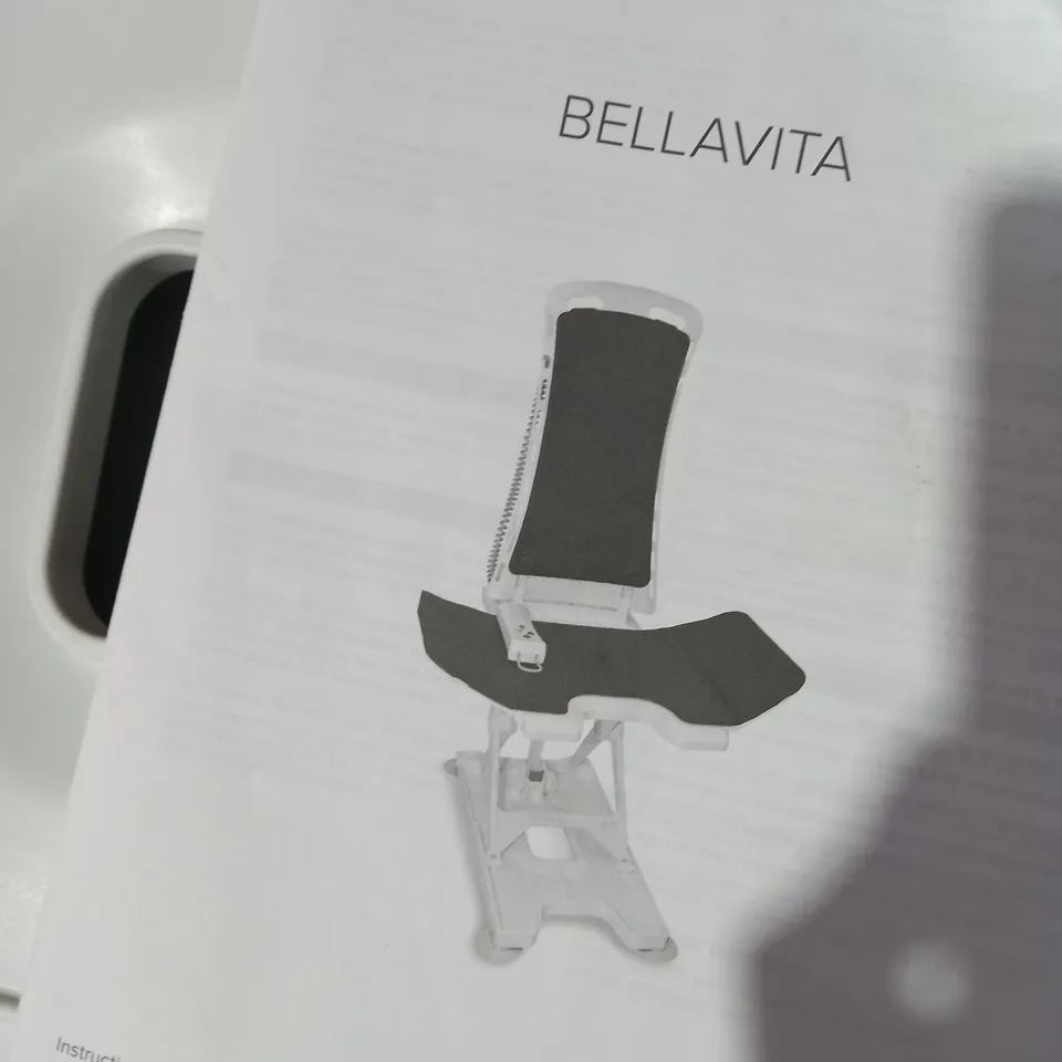 DRIVE BELLAVITA LIGHTWEIGHT RECLINING BATH LIFT WITH WHITE COVERS