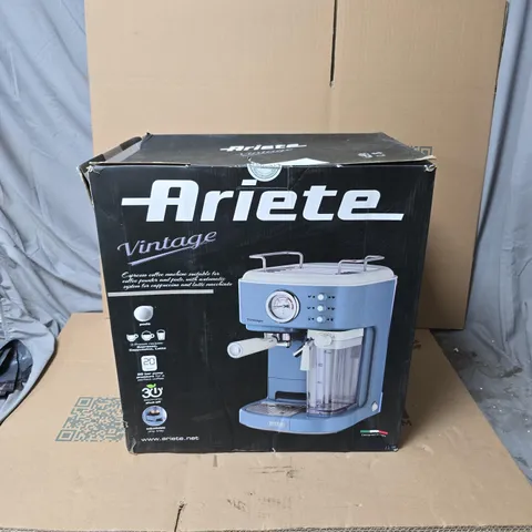 ARIETE VINTAGE ESPRESSO MACHINE – BLUE