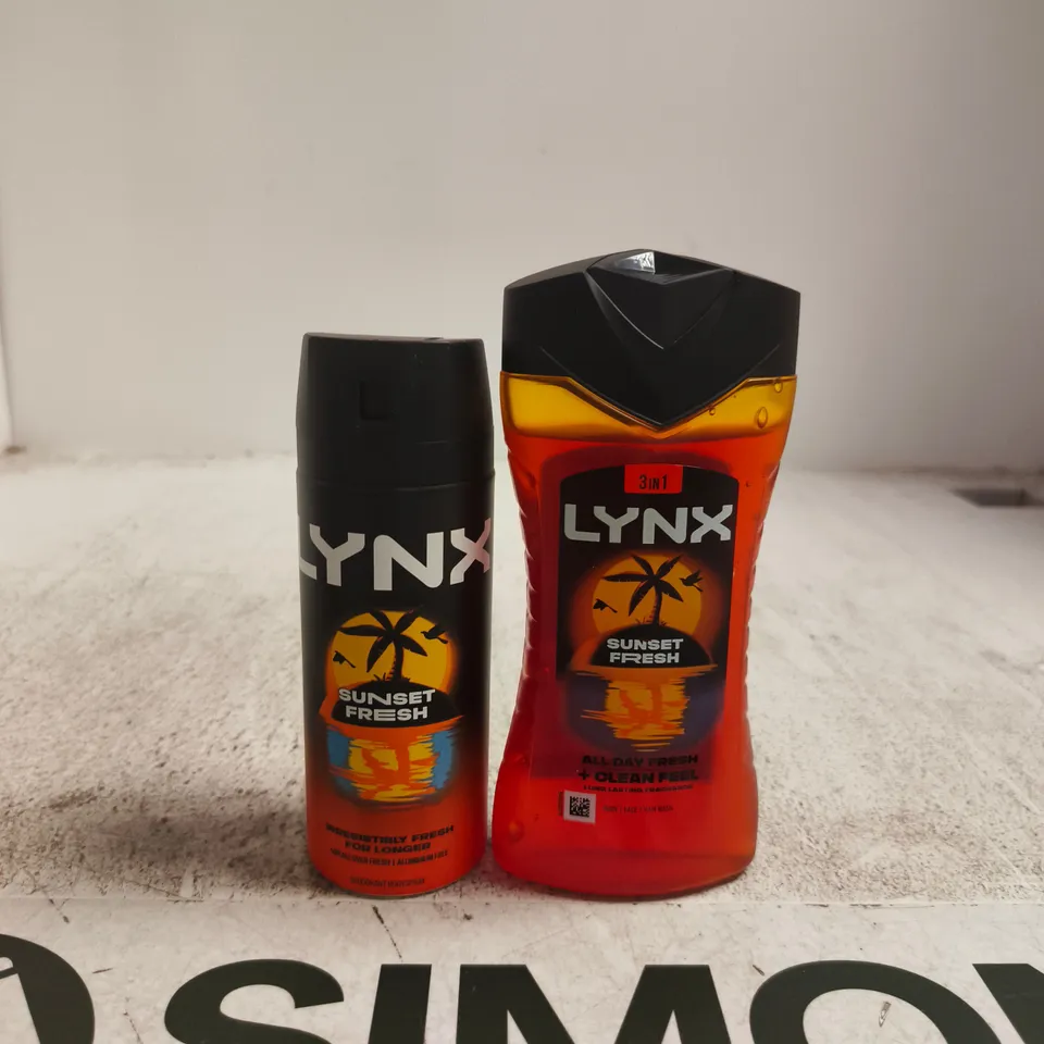 LYNX SUNSET FRESH GIFT SET – BODY SPRAY 150ML + BODY WASH 225ML