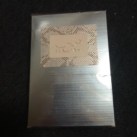 BOXED AND SEALED HAWAS ICE EAU DE PARFUM 100ML