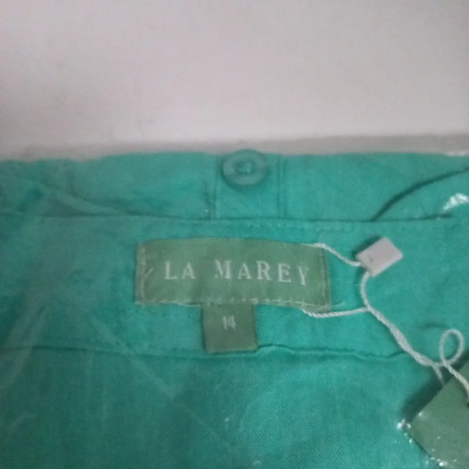 LA MAREY GREEN SHIRT – UK SIZE 14