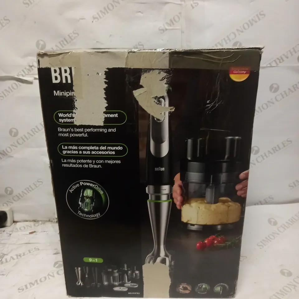 BRAUN MULTIQUICK 9 HAND BLENDER
