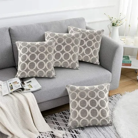 BOXED BROWARD OH GEOMETRIC CUSHION WITH FILING (SET OF 4)