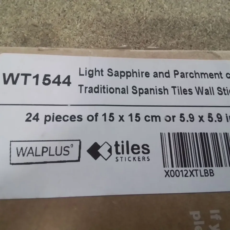 TWO PACKS EACH CONTAINING 24 MOSAIC TRADITIONAL SPANISH WALL STICKERS