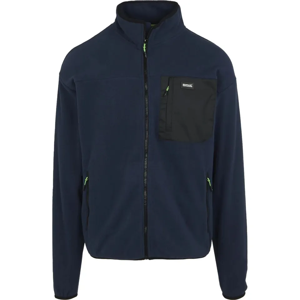 BRAND NEW REGATTA MENS FRANKIE FULL ZIP FLEECE JACKET IN NAVY SIZE XXL