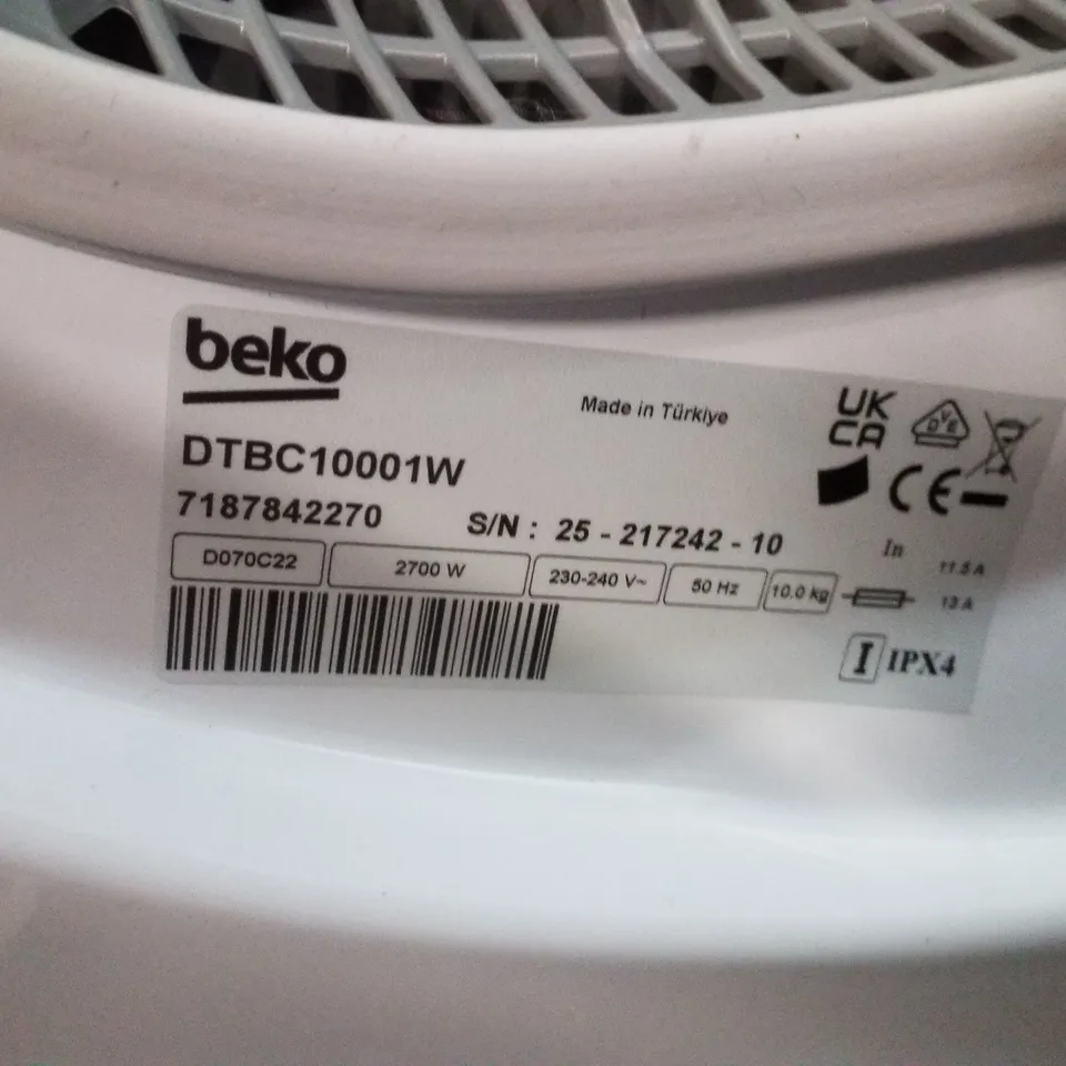 BEKO 10KG CONDENSER TUMBLE DRYER -WHITE-