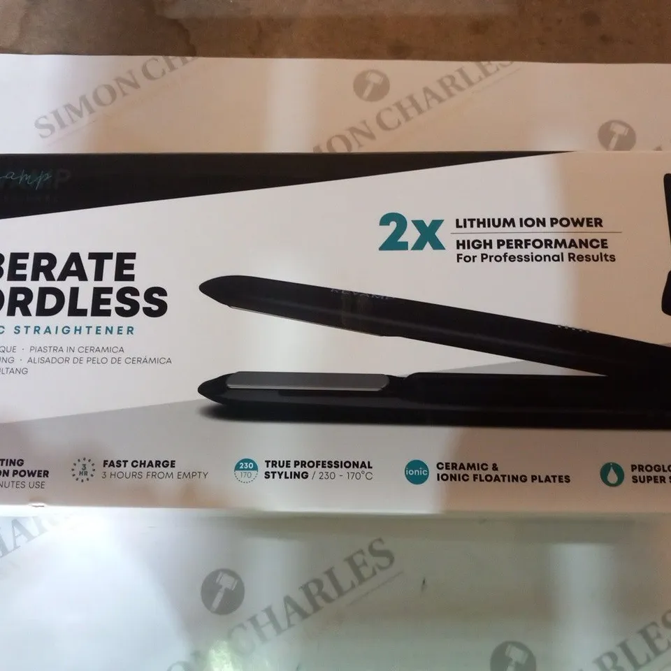 BOXED REVAMP LIBERATE CORDLESS CERAMIC STRAIGHTENERS