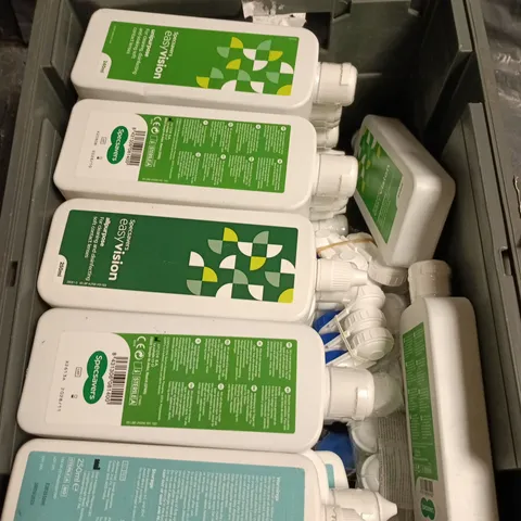 APPROXIMATELY 25 ASSORTED CONTACT LENS SOLUTIONS & ACCESSORIES - COLLECTION ONLY