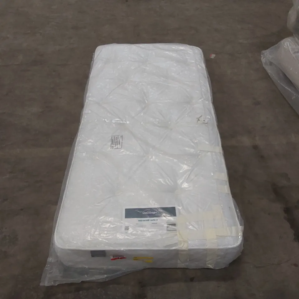 QUALITY BAGGED SILENTNIGHT ECO COMFORT MIRACOIL ORTHO SINGLE 3FT MATTRESS