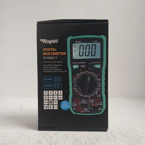 RAPID DIGITAL MULTIMETER RHMM17 (BOXED)