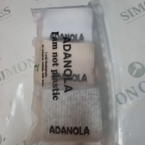 ADANOLA SOCKS X3 SIZE UNSPECIFIED