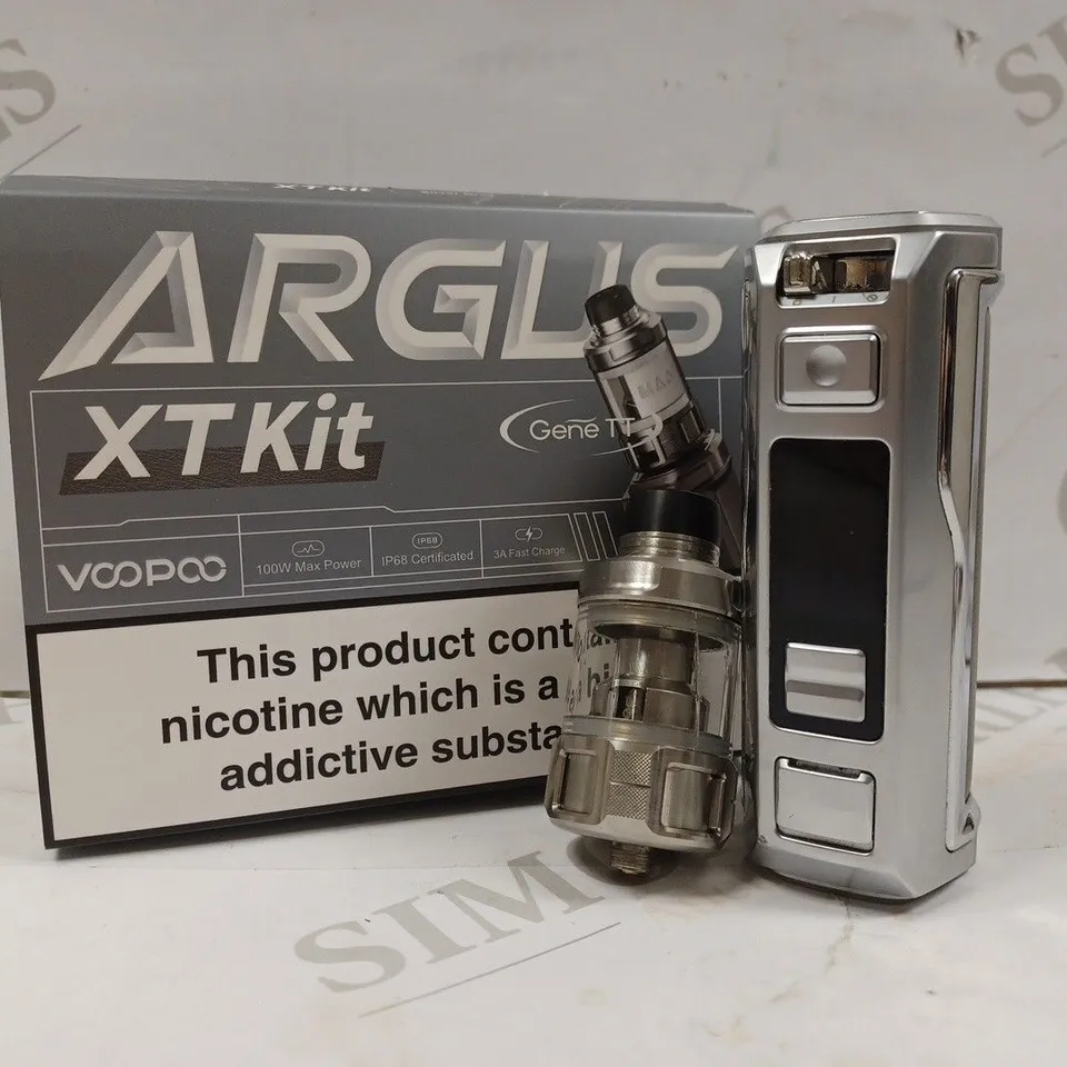 BOXED VOOPOO ARGUS XT GENE TT VAPE MOD - SILVER GREY 