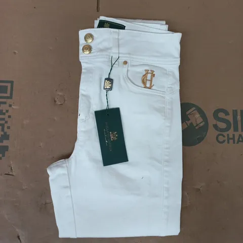 HOLLAND COOPER JEANS IN WHITE SIZE 12