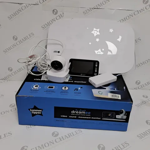 BOXED TOMMEE TIPPEE THE ULTIMATE DREAMEE SLEEP & NURSERY MONITOR SYSTEM 