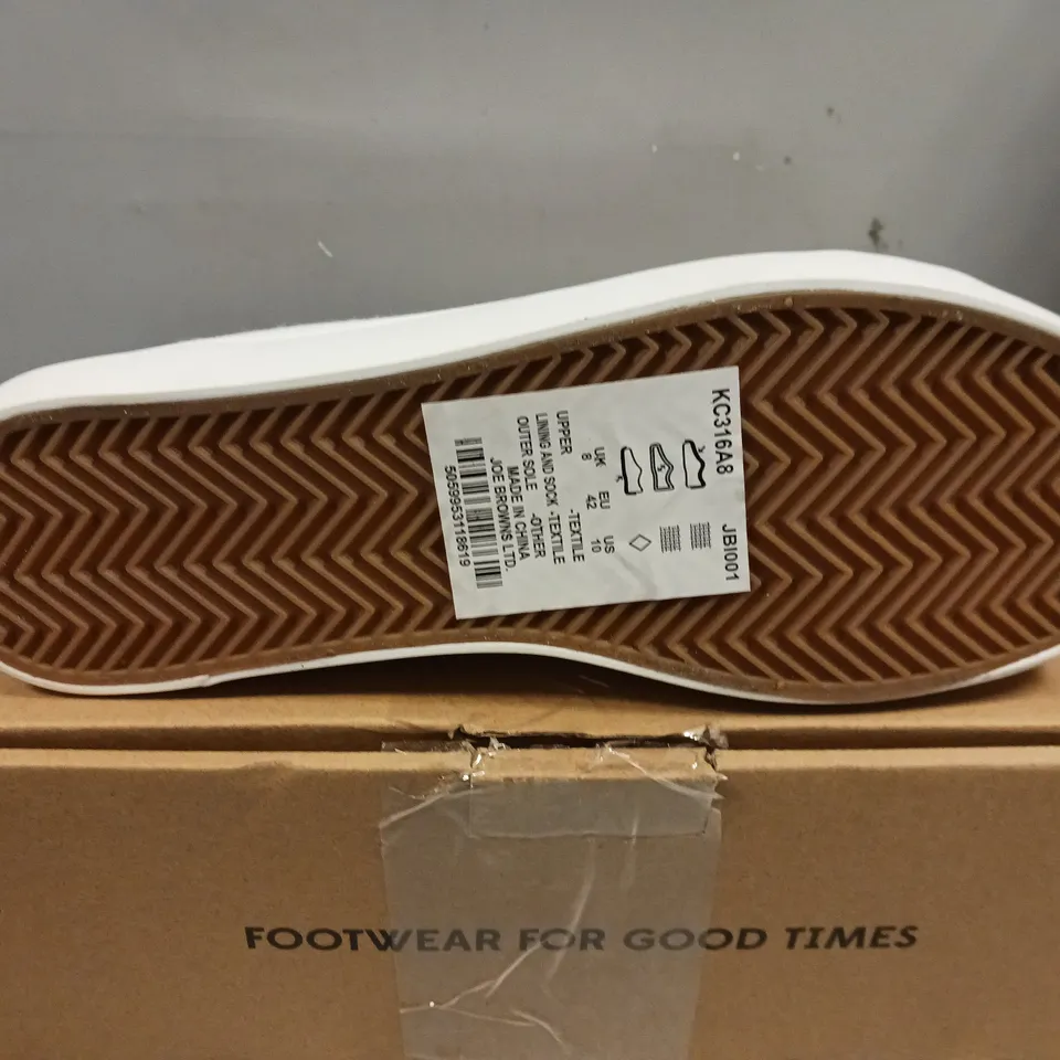 BOXED JOE BROWNS GOT TO HAVE IT PUMPS - WHITE - SIZE 8