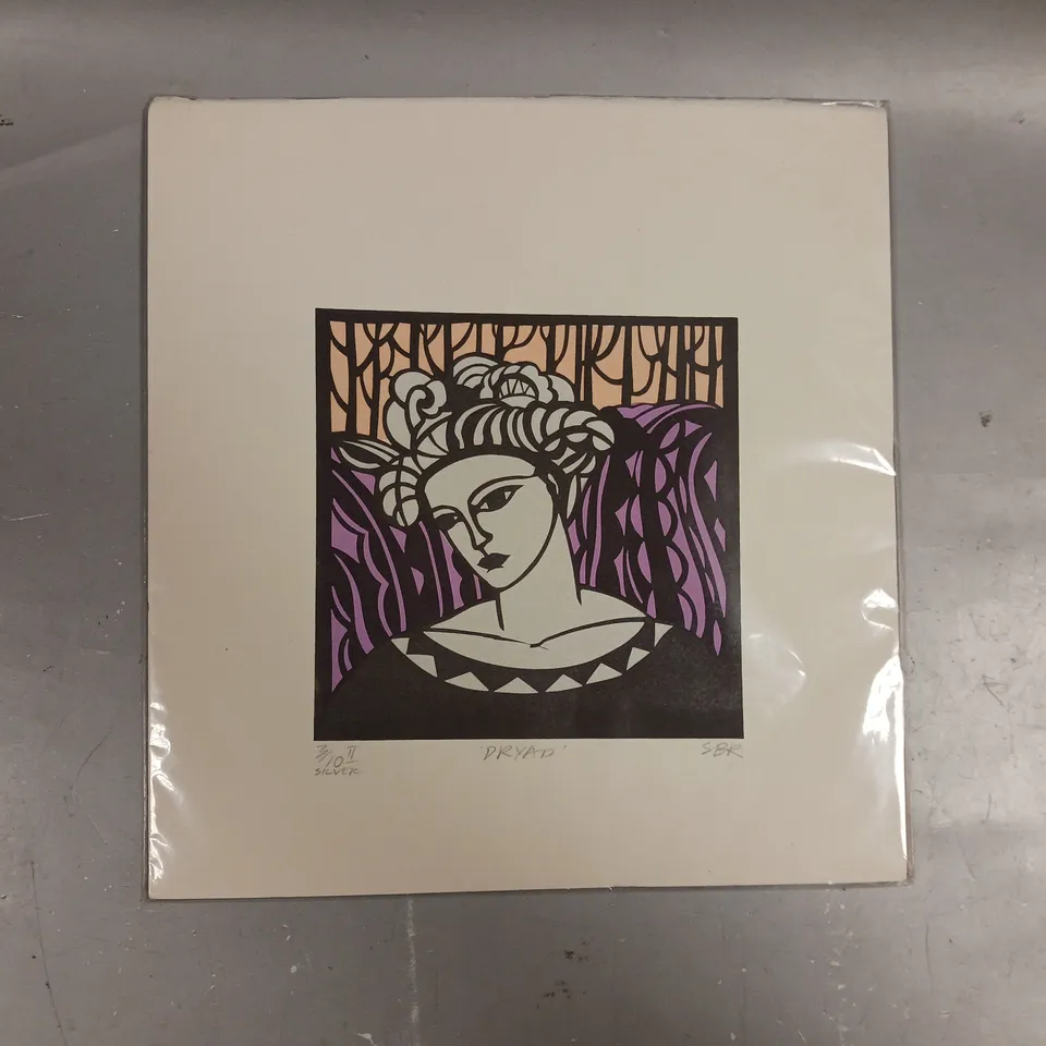 SBR INITIALISED LIMITED EDITION 'DRYAD' ART PRINT